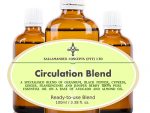 Circulation Blend: improve blood circulation with our unique massage blend of pure essential oils in a base of nourishing carrier oils.