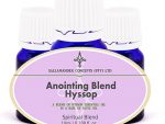Hyssop Anointing Oil to be used for cleansing and purification of people, furnishings and places. Psalm 51:7, Numbers 19:18 and John 19:29