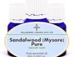Indulge in the luxurious and elevating fragrance of Sandalwood essential oil (Mysore). Bring a touch of tranquility to your daily routine. Shop now!
