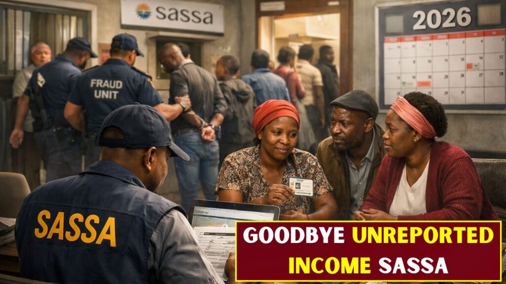 Goodbye Unreported Income SASSA