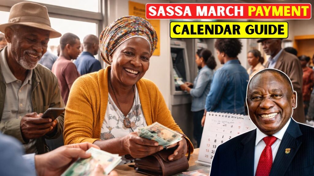 SASSA Grant Payment Calendar March 2026