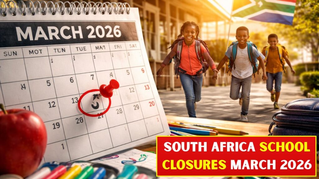 South africa School Closures March 2026