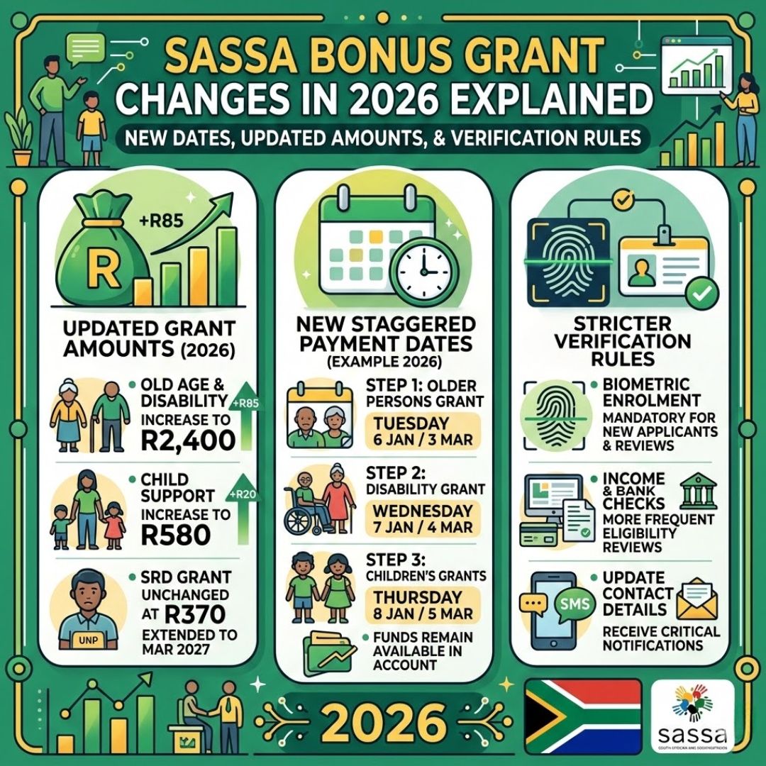 updated amounts, and verification rules